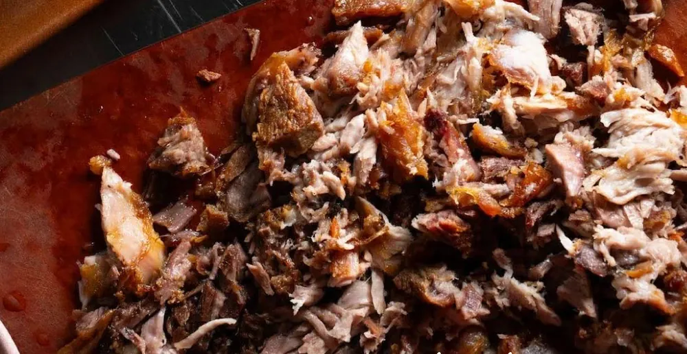 Carnitas estilo Michoacán recién hechas